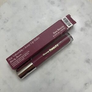 Rare Beauty Stay‎ Vulnerable Glossy Lip Balm Nearly Mauve Hydrating High Shine